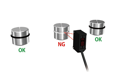 Detecting the presence of O-rings