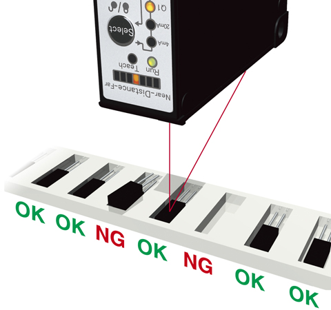 Checking whether the electronic components are sitting on the tray correctly