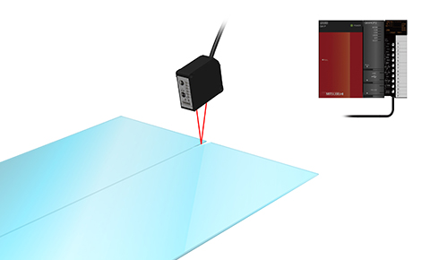 Detecting chipped part of FPD glass