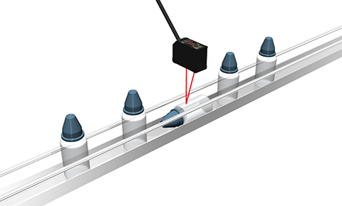 Detecting fallen containers for example
(no need of sensors for synchronizing)