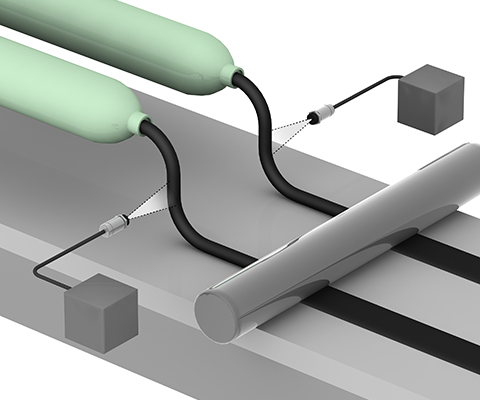 Temperature measurement in rubber extrusion processes